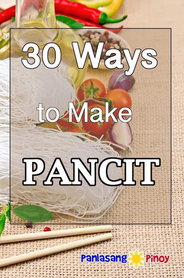 30种制作Pancit的方法