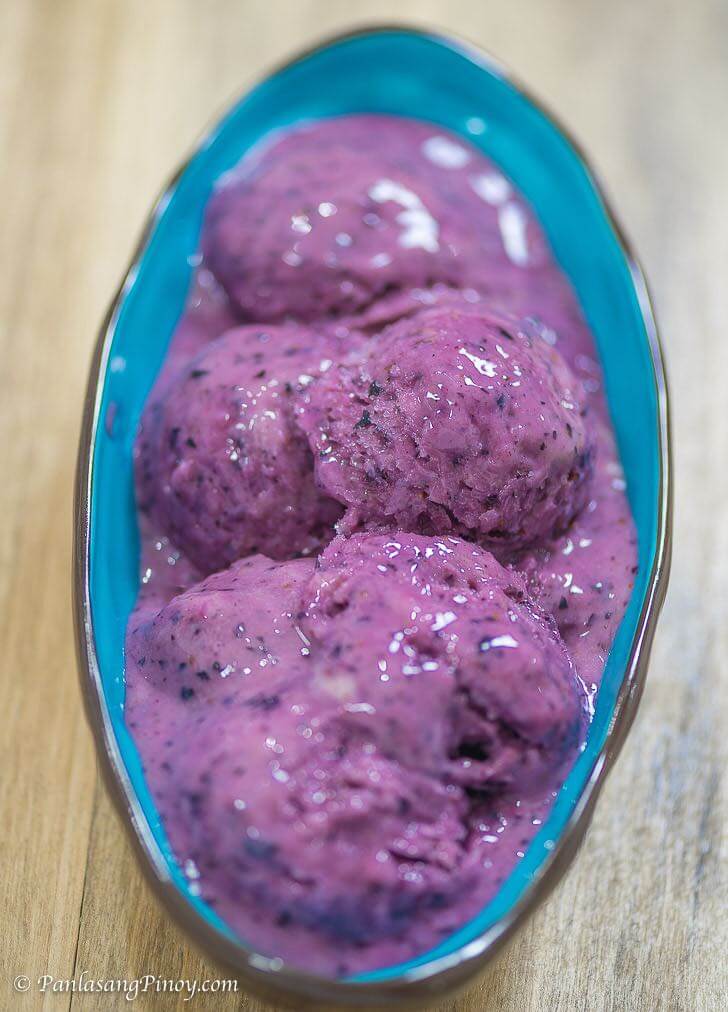 健康的冷冻蓝莓酸奶gydF4y2Ba