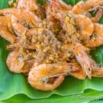 黄油虾和塔巴ng Talangka食谱